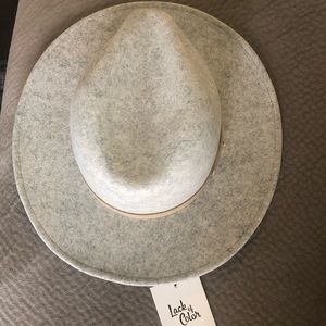 Lack of Color Women/'s The Mack Classic Luxe Fedora Light Stone-Wash Speckled...